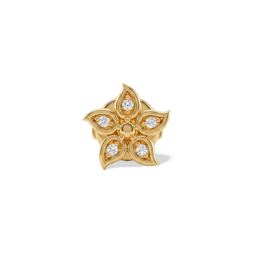 Marquise Petal Flower Lab Grown Diamond Nosepin