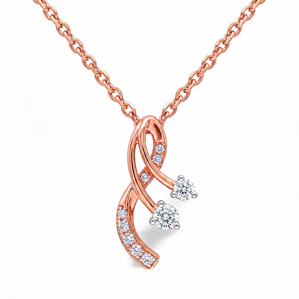 Splendid Star Motif Lab Grown Diamond Pendant