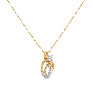 Art Deco Inspiration Lab Grown Diamond Pendant