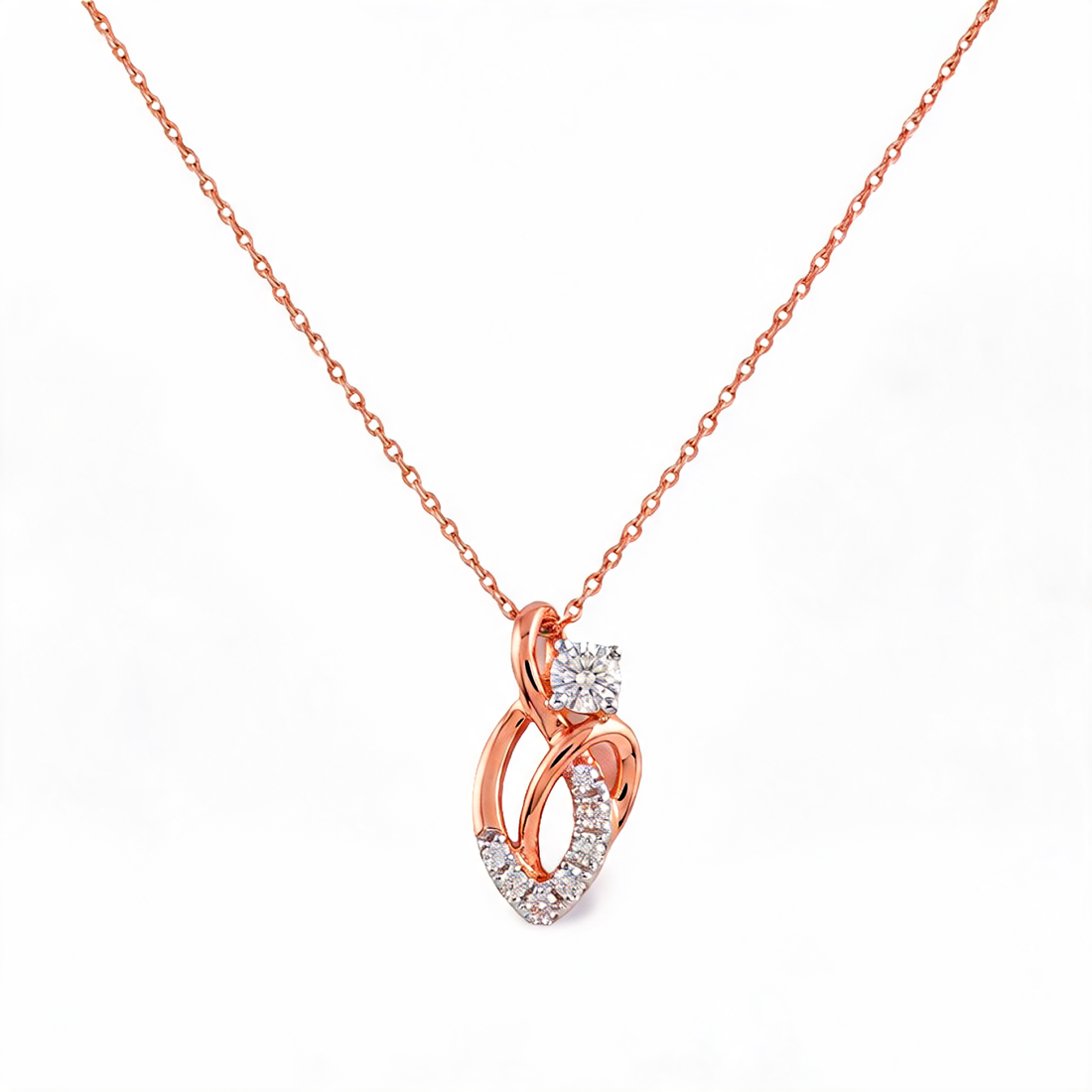 Art Deco Inspiration Lab Grown Diamond Pendant