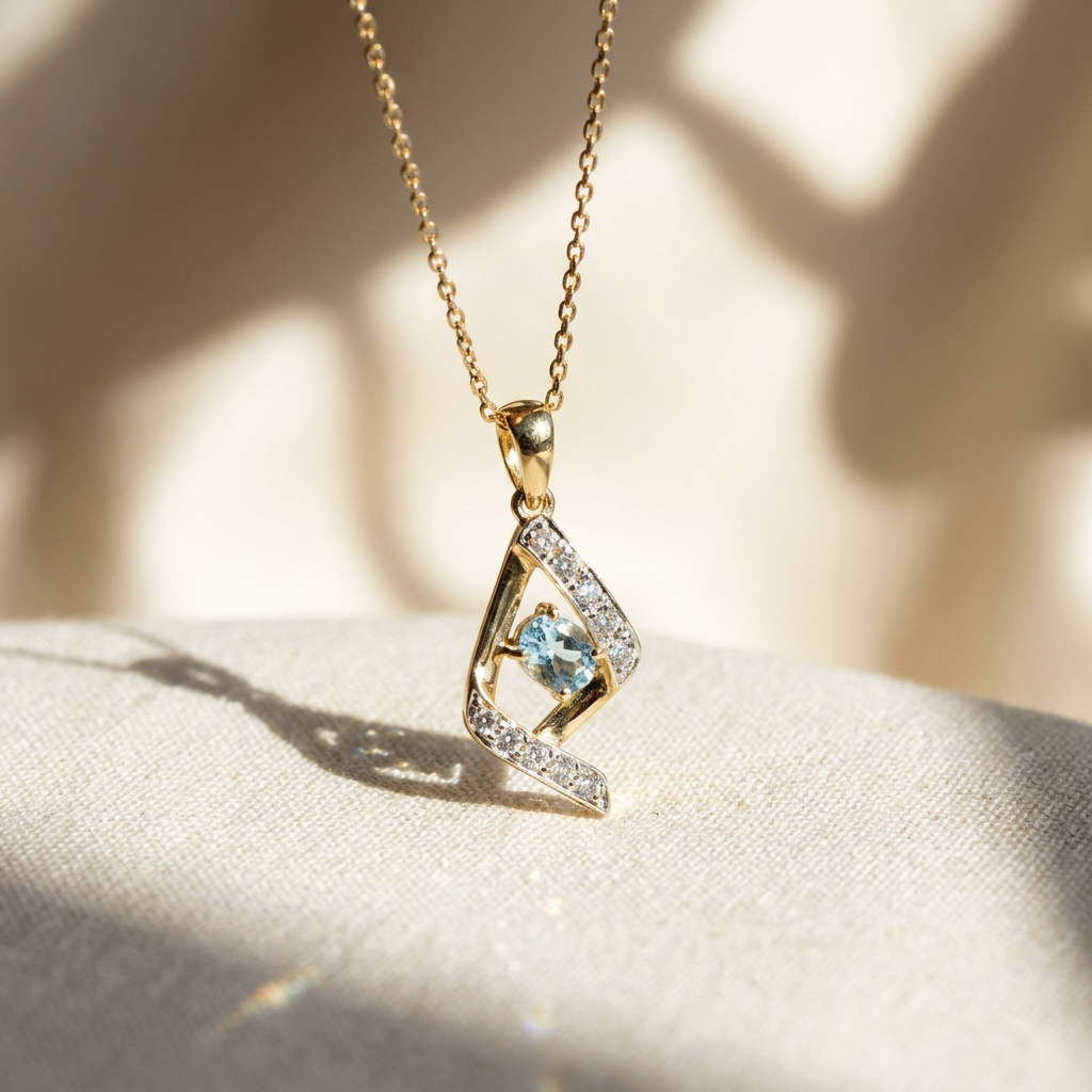 Gorgeous Cascade Style Lab Grown Diamond Pendant