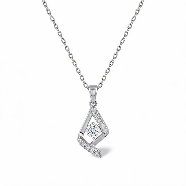 Gorgeous Cascade Style Lab Grown Diamond Pendant