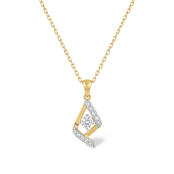 Gorgeous Cascade Style Lab Grown Diamond Pendant
