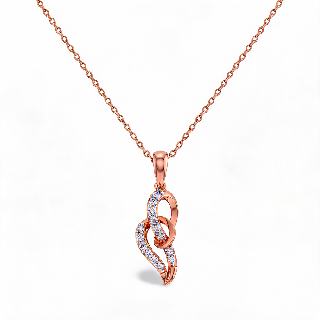 Sparkling Snowflake Theme Lab Grown Diamond Pendant