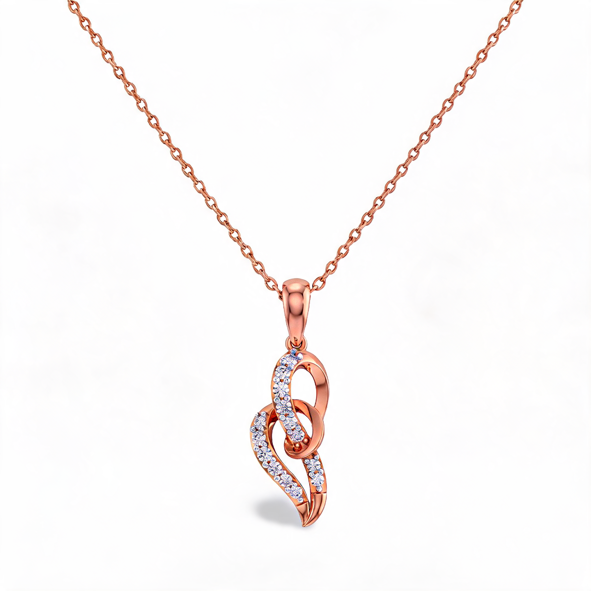 Sparkling Snowflake Theme Lab Grown Diamond Pendant