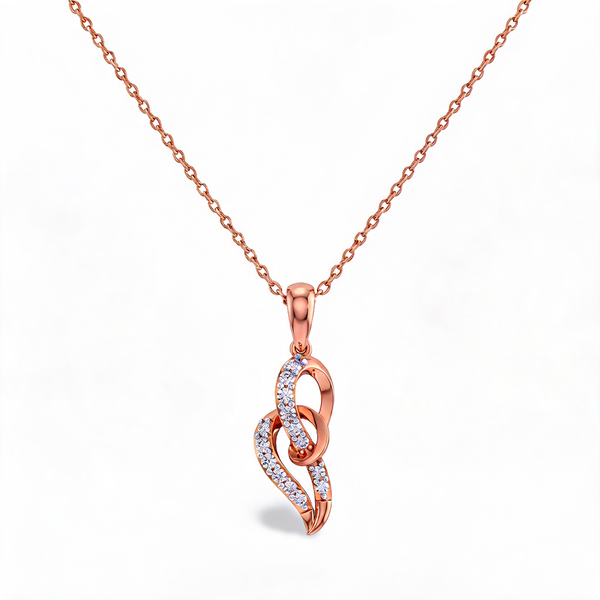 Sparkling Snowflake Theme Lab Grown Diamond Pendant