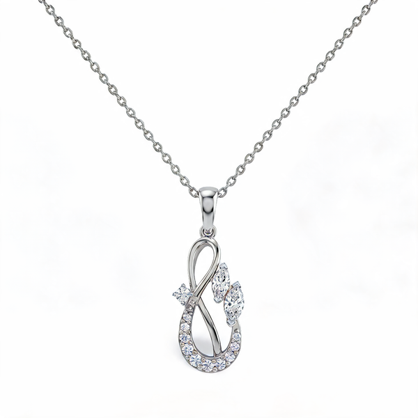 Lovely Petite Solitaire Lab Grown Diamond Pendant