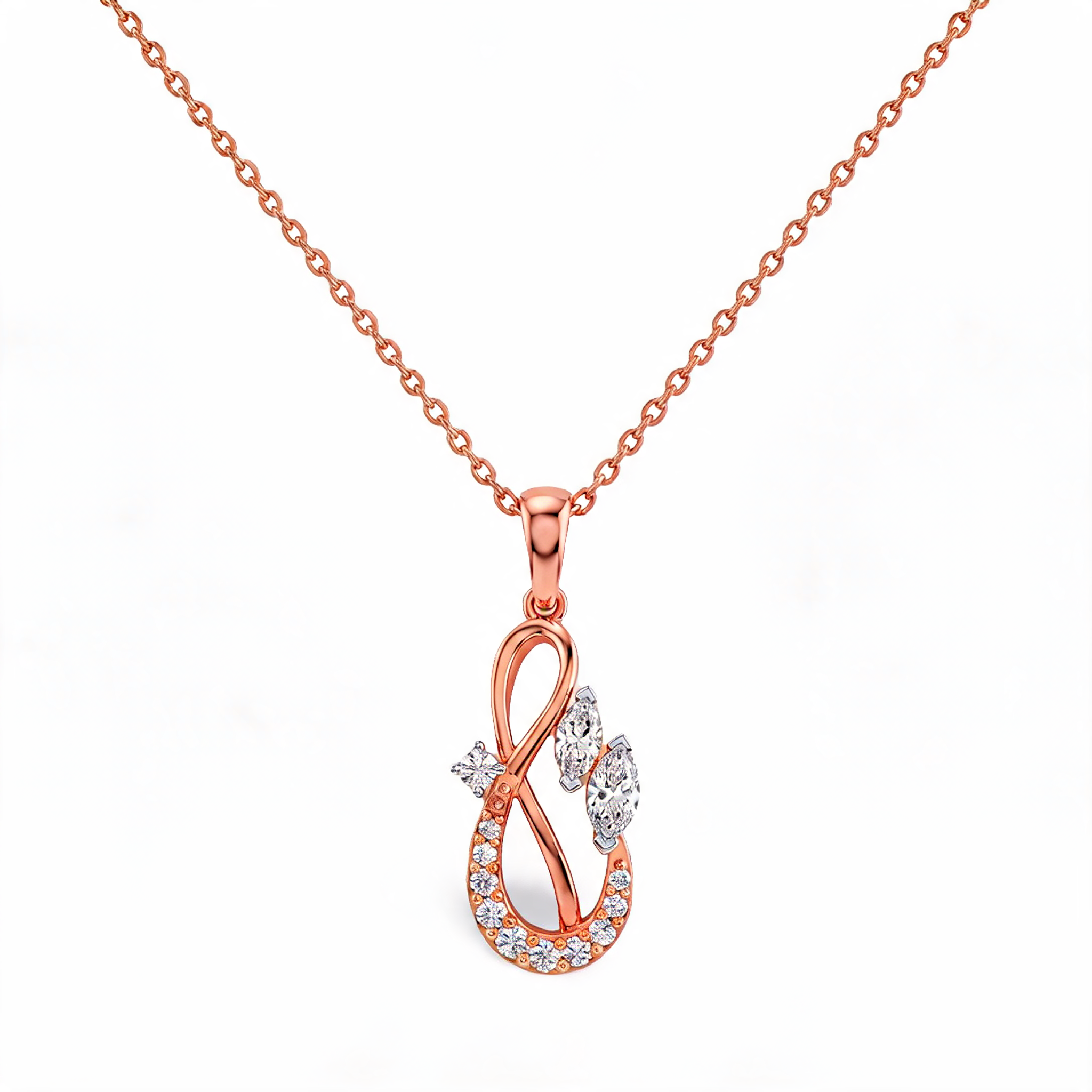 Lovely Petite Solitaire Lab Grown Diamond Pendant