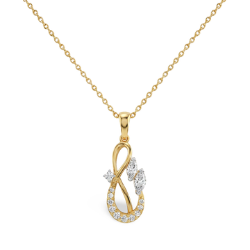 Lovely Petite Solitaire Lab Grown Diamond Pendant