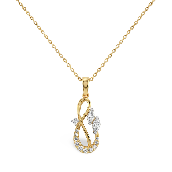 Lovely Petite Solitaire Lab Grown Diamond Pendant