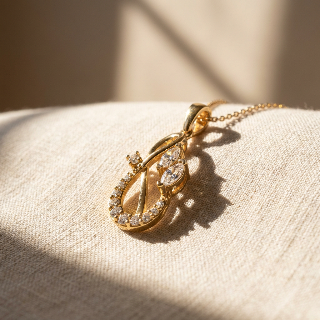 Lovely Petite Solitaire Lab Grown Diamond Pendant