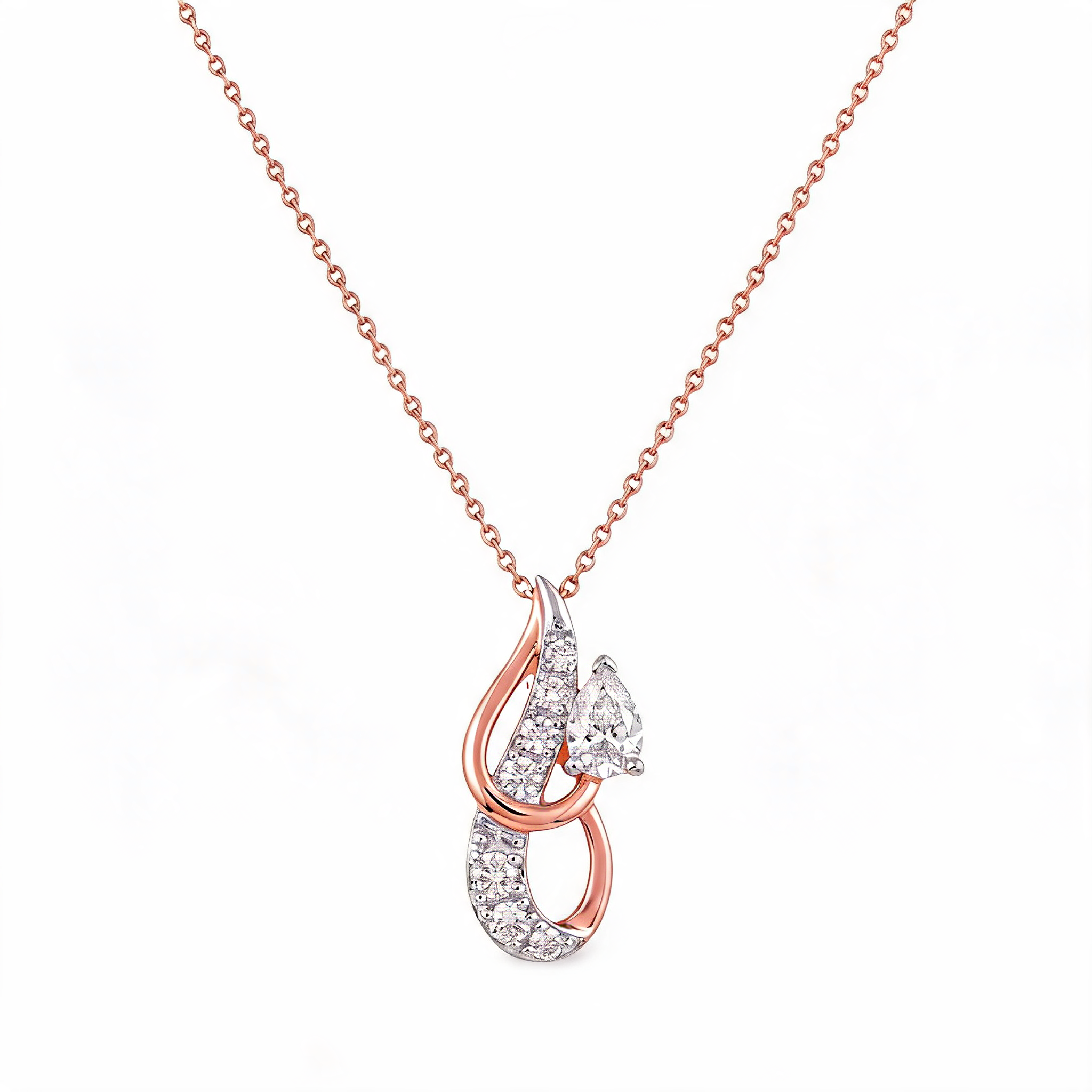 Glorious Filigree Medallion Lab Grown Diamond Pendant