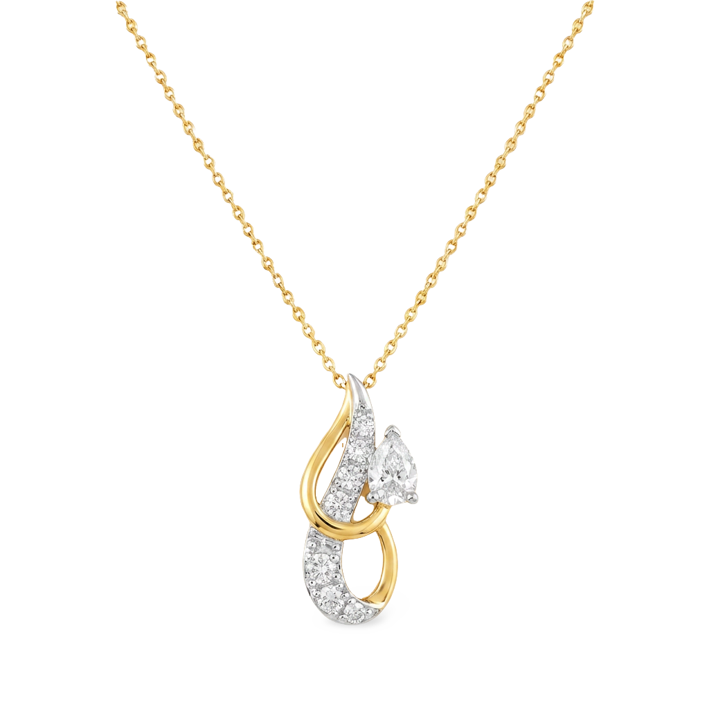 Glorious Filigree Medallion Lab Grown Diamond Pendant