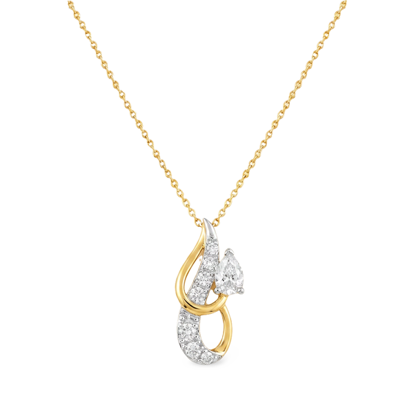 Glorious Filigree Medallion Lab Grown Diamond Pendant