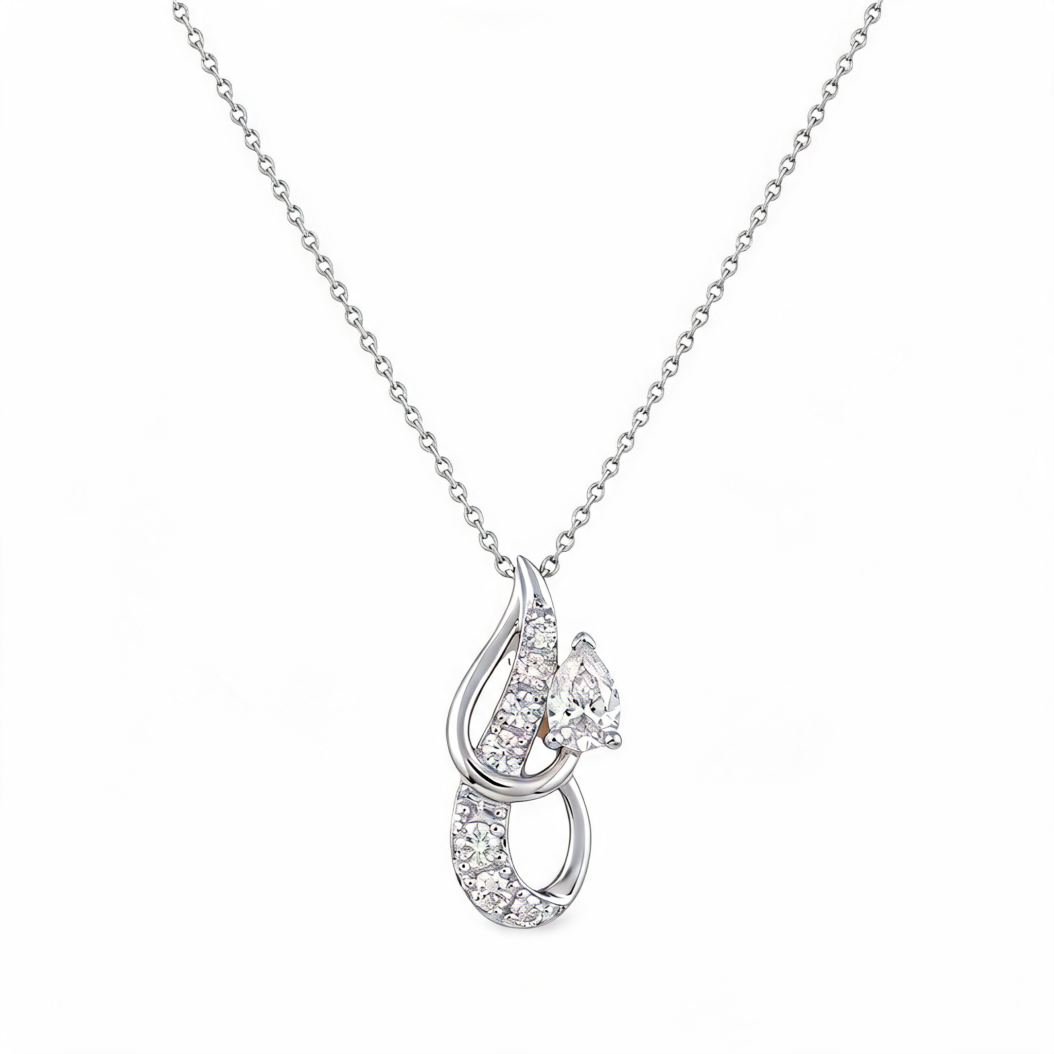 Glorious Filigree Medallion Lab Grown Diamond Pendant