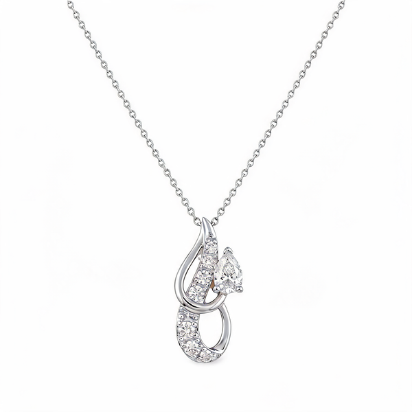 Glorious Filigree Medallion Lab Grown Diamond Pendant