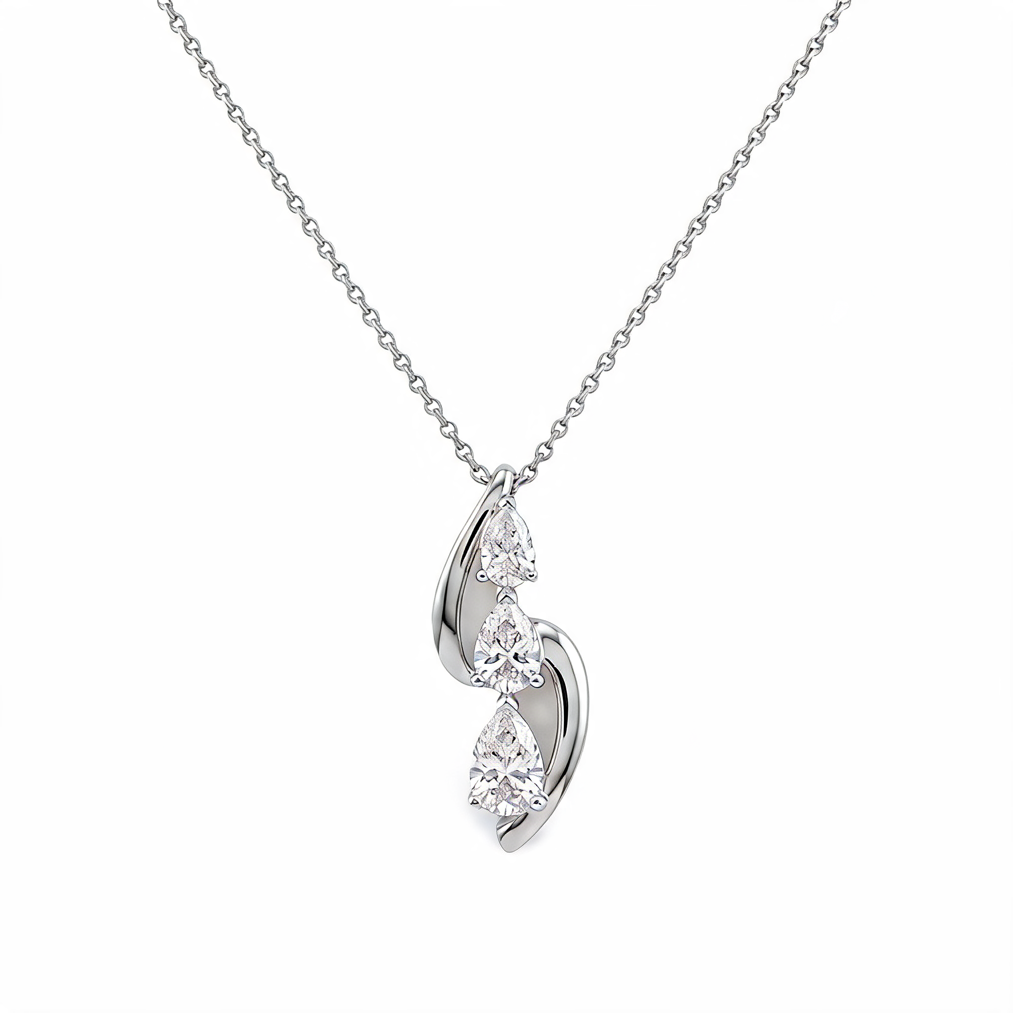 Noble Solitaire Bail Lab Grown Diamond Pendant