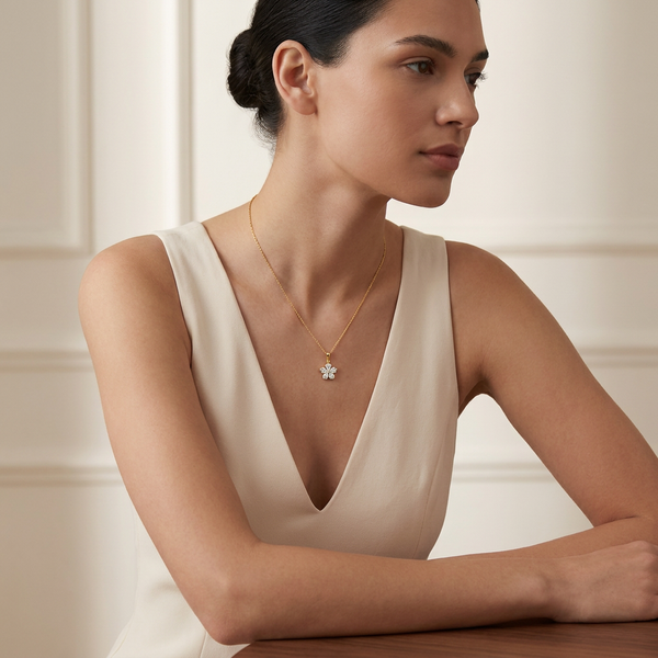 Sophisticated Princess Cut Lab Grown Diamond Pendant