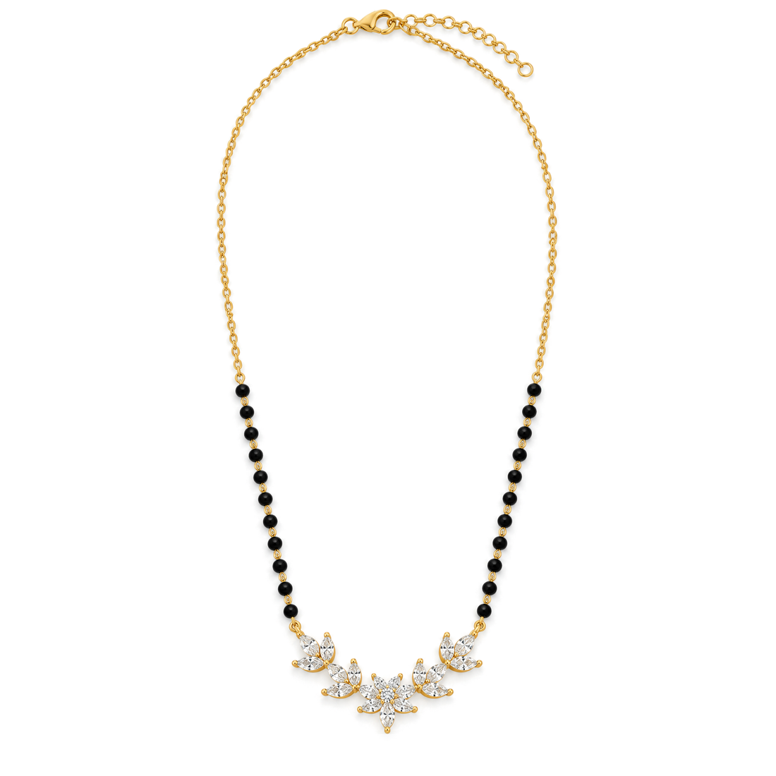 Botanical Marquise Diamond Mangalsutra