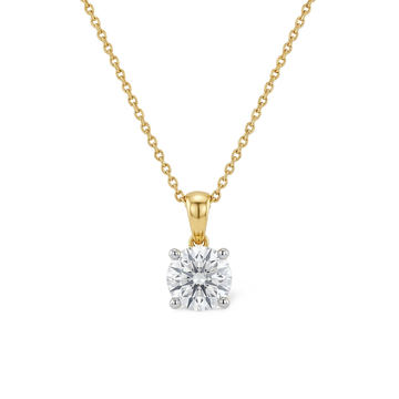 Beautiful Round Brilliant Lab Grown Diamond Pendant