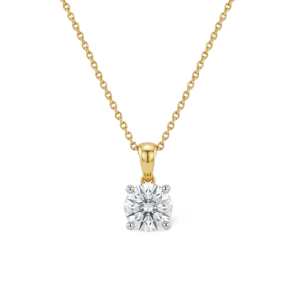 Beautiful Round Brilliant Lab Grown Diamond Pendant