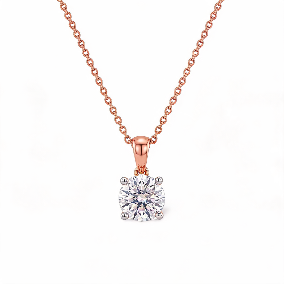 Beautiful Round Brilliant Lab Grown Diamond Pendant