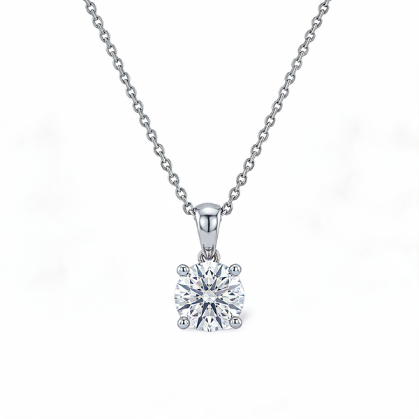 Beautiful Round Brilliant Lab Grown Diamond Pendant