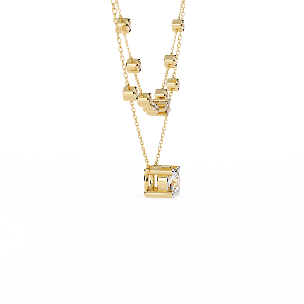 Aurora Diamond Cascade Necklace