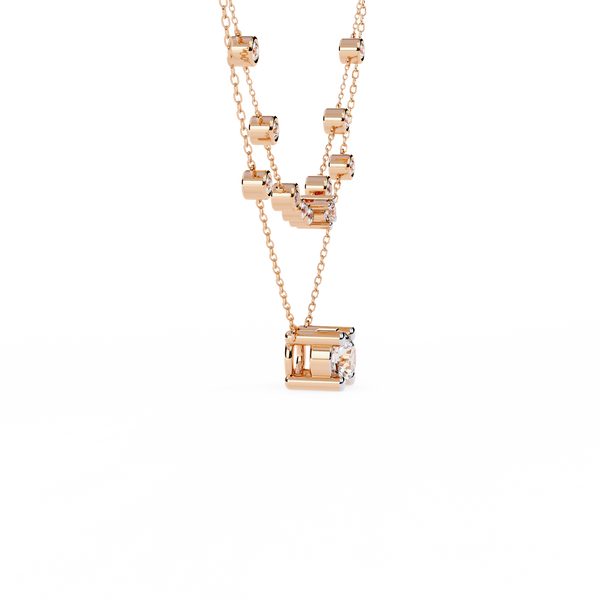 Aurora Diamond Cascade Necklace