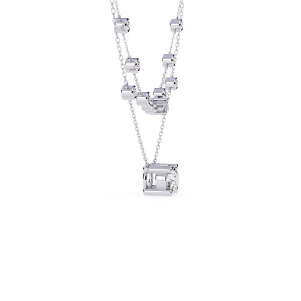 Aurora Diamond Cascade Necklace