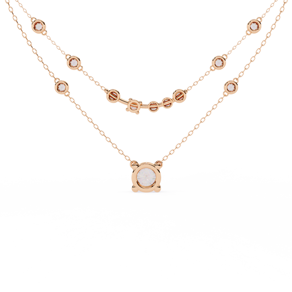 Aurora Diamond Cascade Necklace