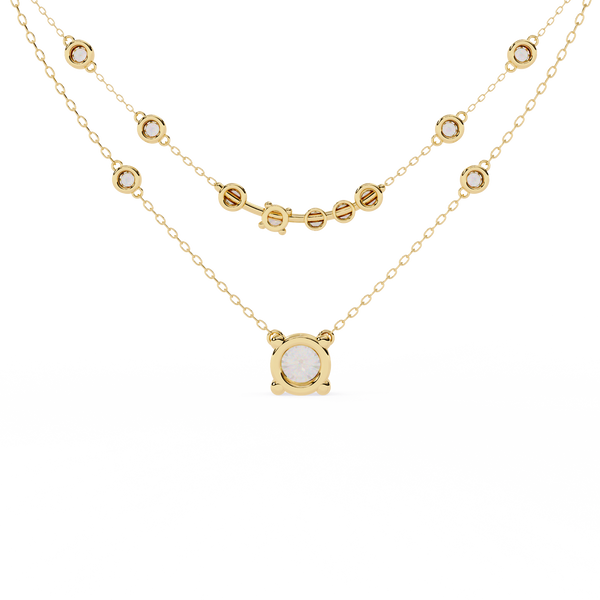 Aurora Diamond Cascade Necklace