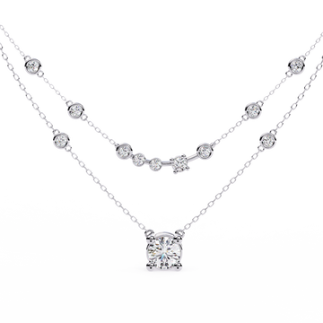 Aurora Diamond Cascade Necklace