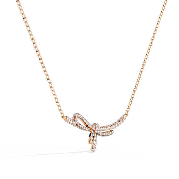 Eternal Bow Diamond Necklace
