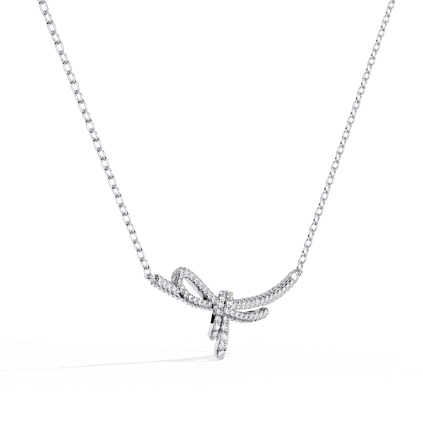Eternal Bow Diamond Necklace