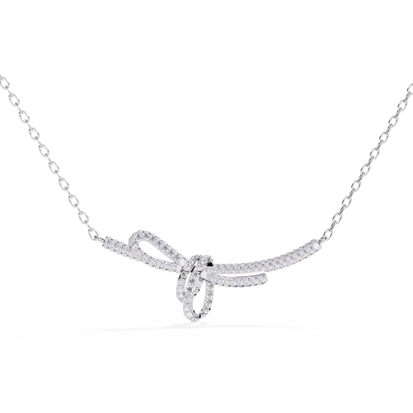 Eternal Bow Diamond Necklace