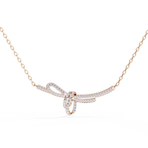 Eternal Bow Diamond Necklace