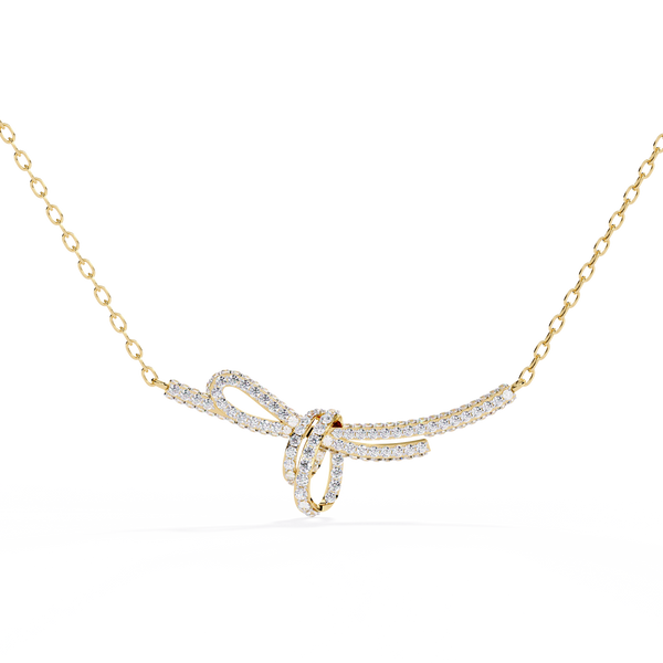 Eternal Bow Diamond Necklace