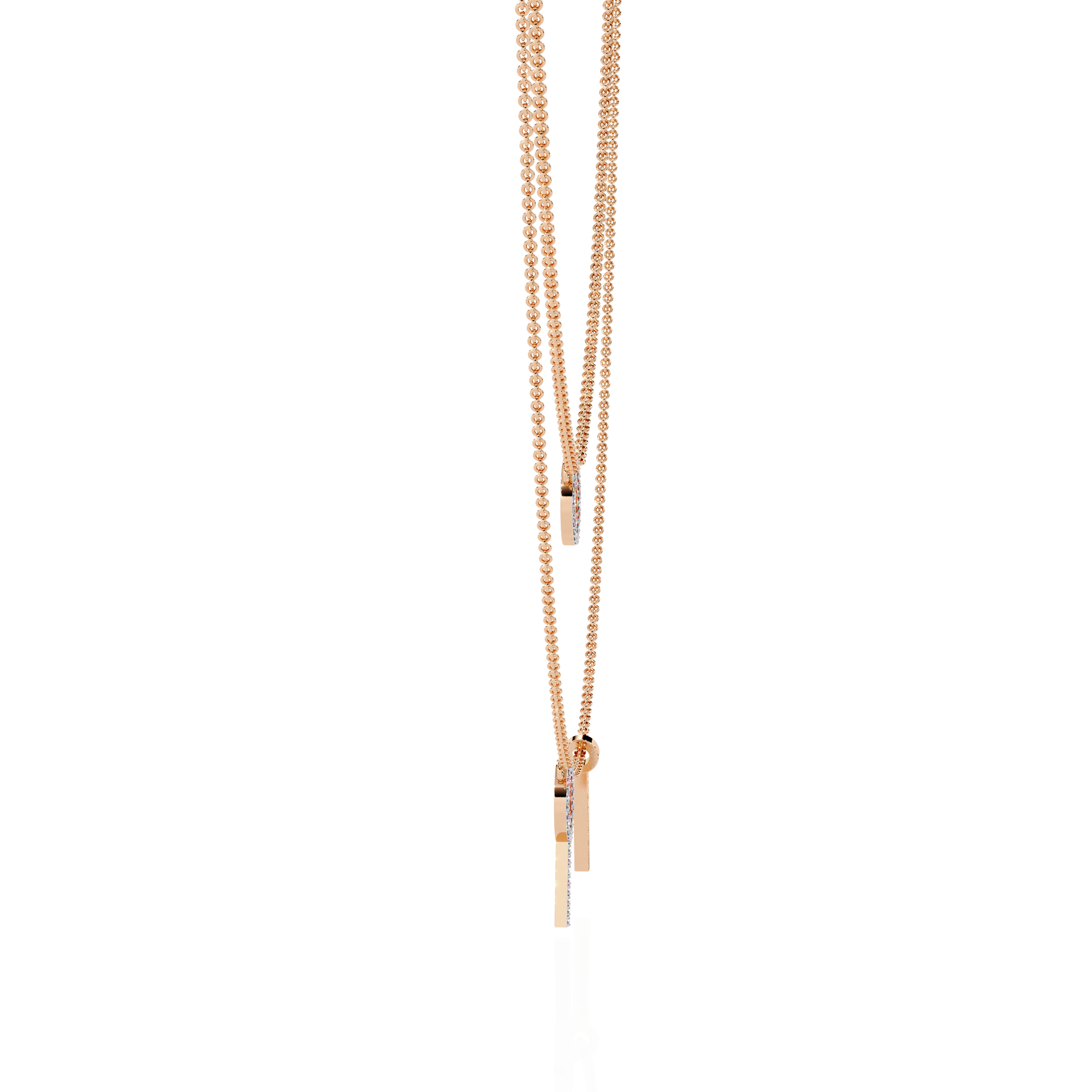 Double Layer Circle Necklace