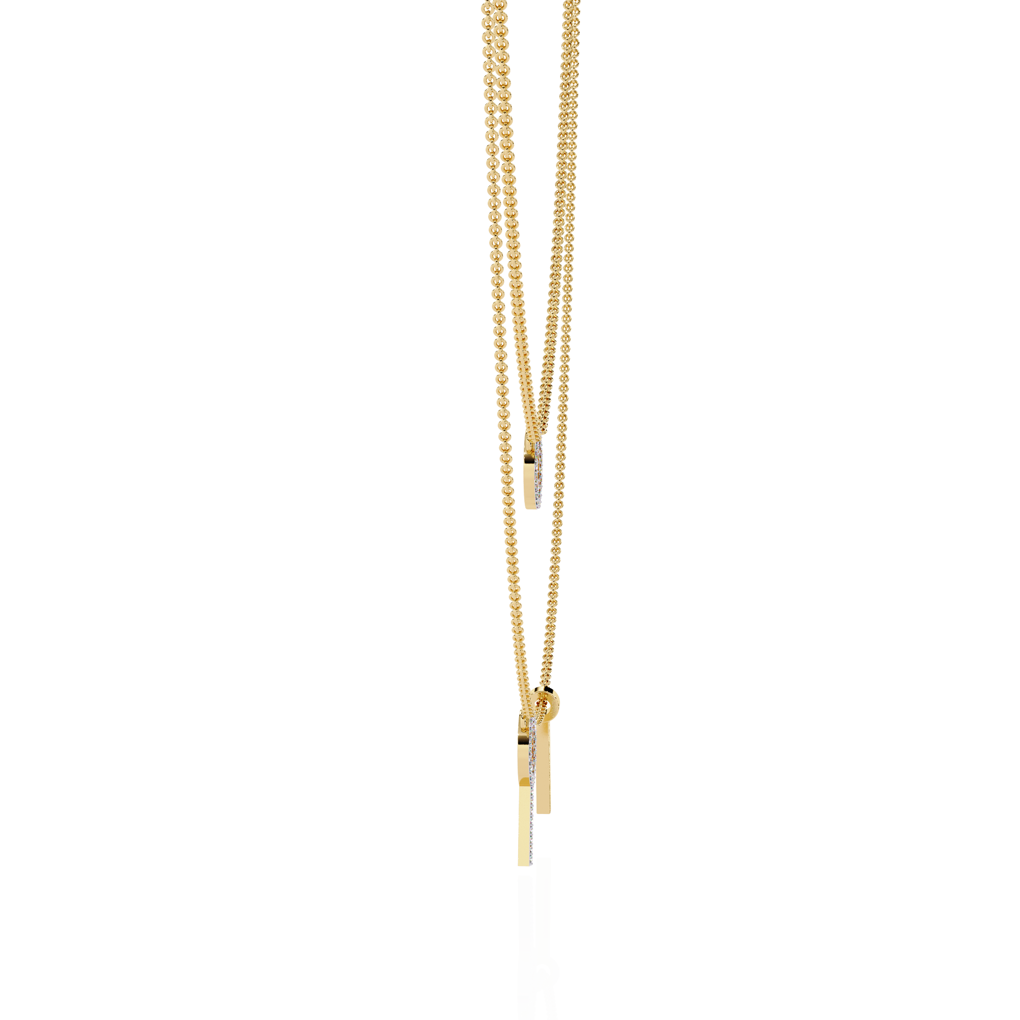 Double Layer Circle Necklace