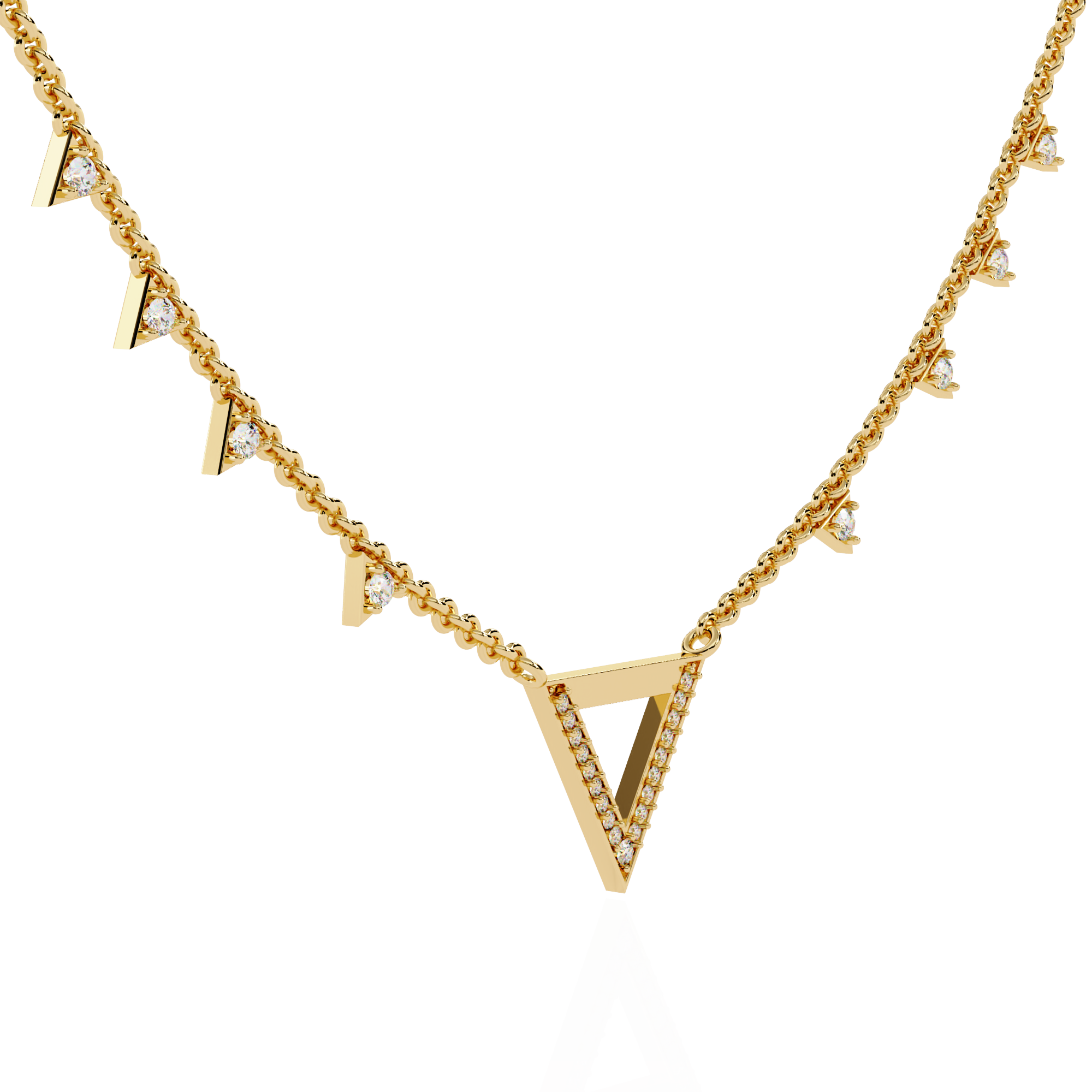 Thomas Sabo Triangle Diamond Necklace
