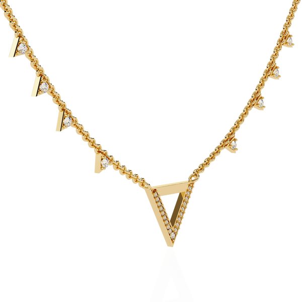 Thomas Sabo Triangle Diamond Necklace