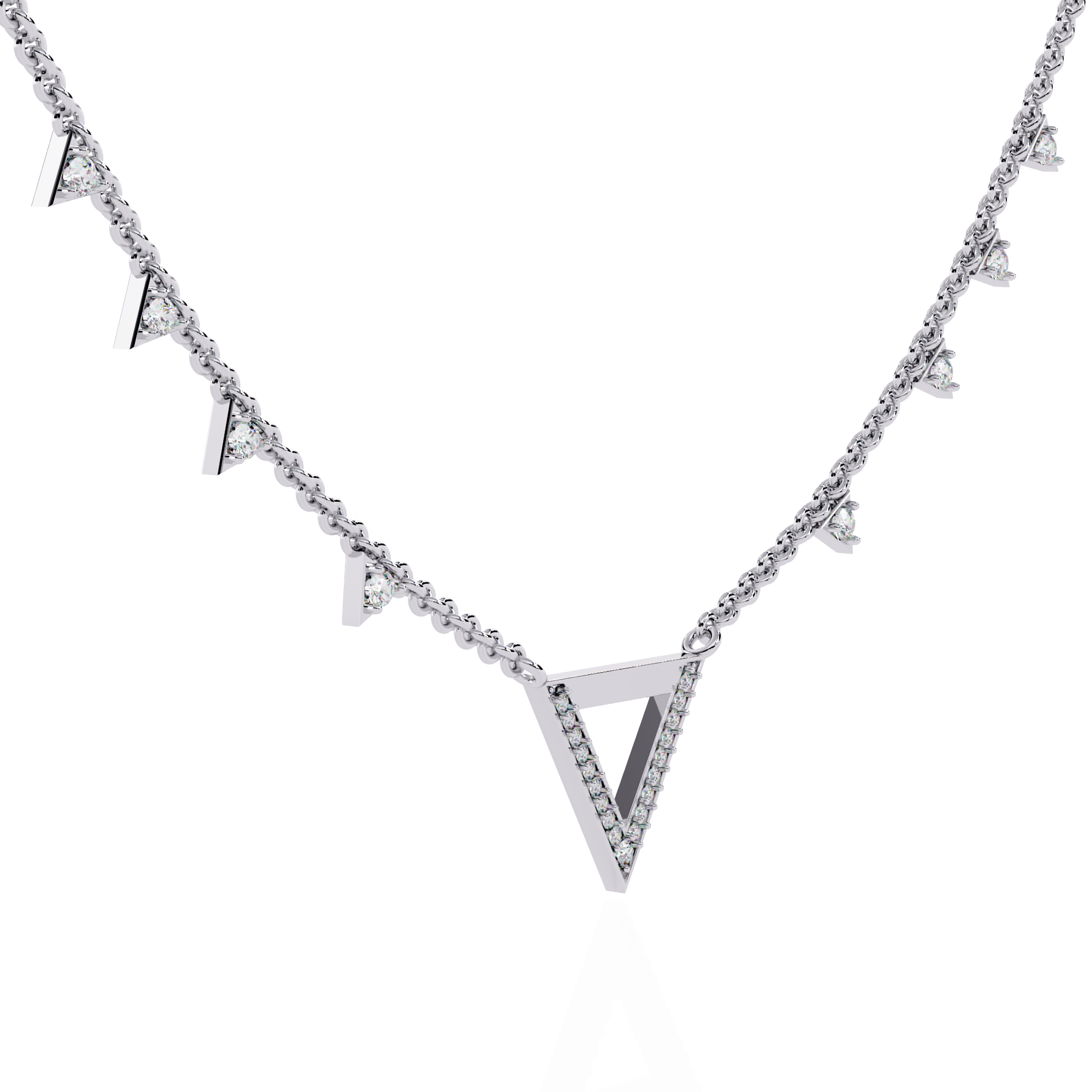 Thomas Sabo Triangle Diamond Necklace