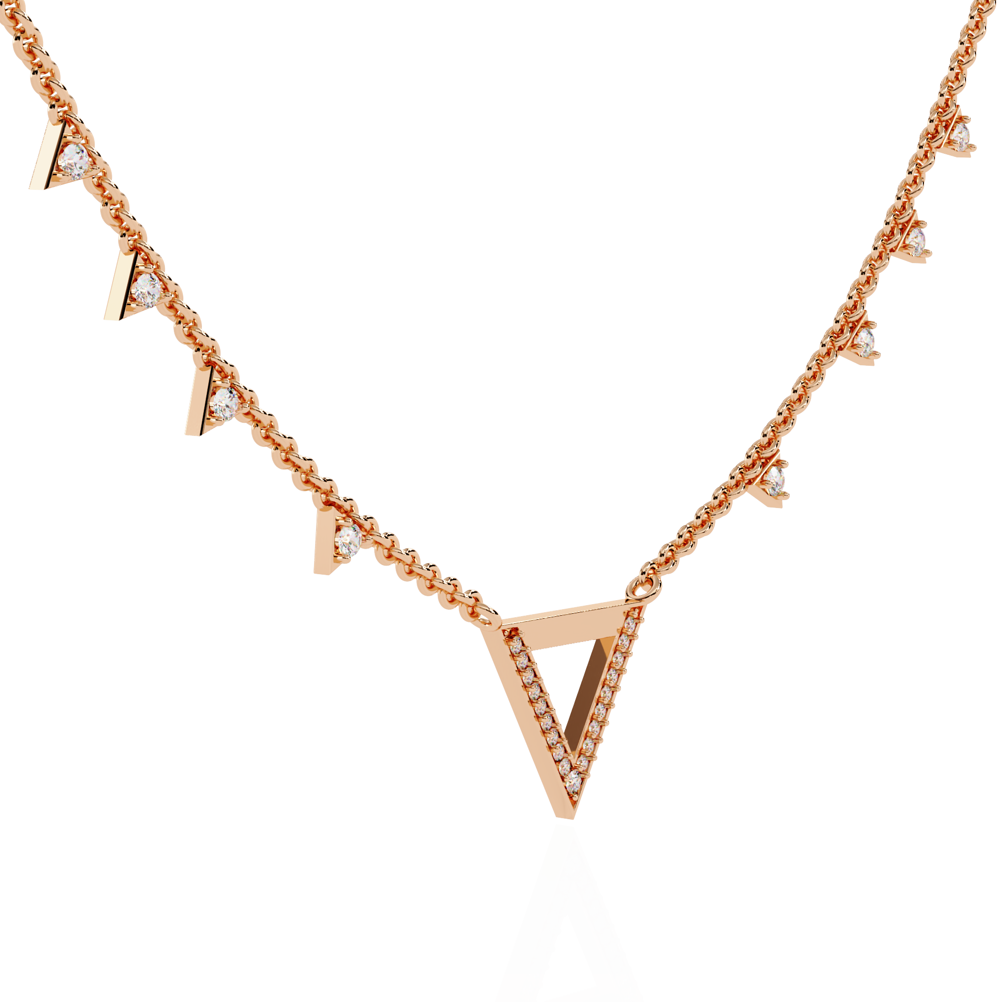Thomas Sabo Triangle Diamond Necklace