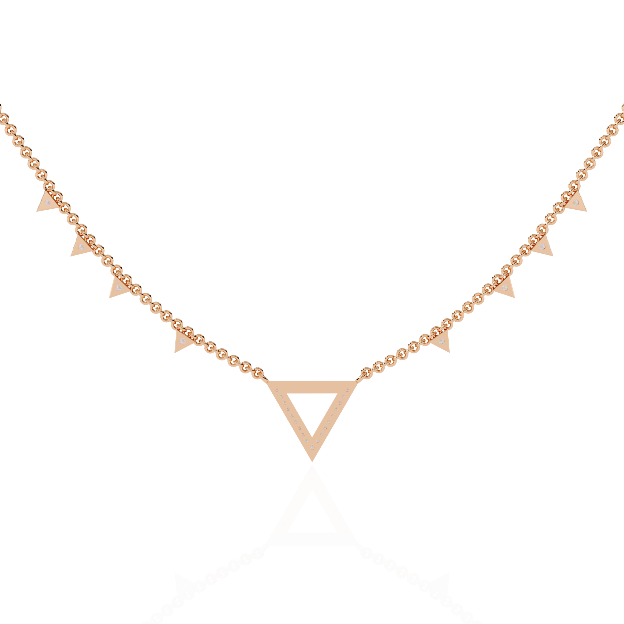 Thomas Sabo Triangle Diamond Necklace