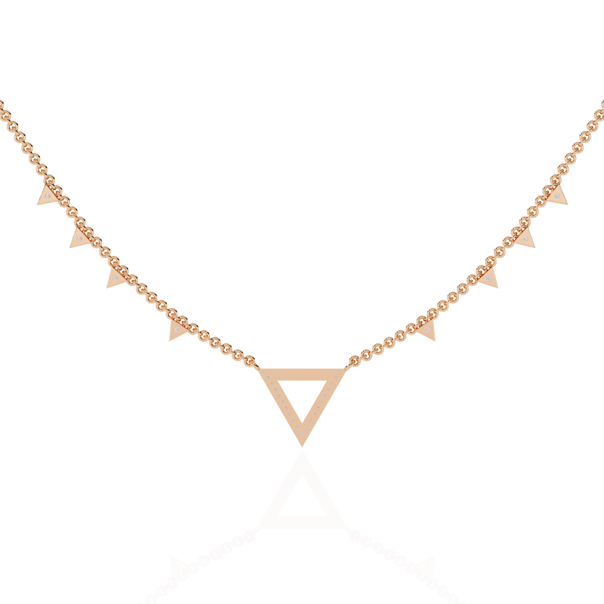 Thomas Sabo Triangle Diamond Necklace