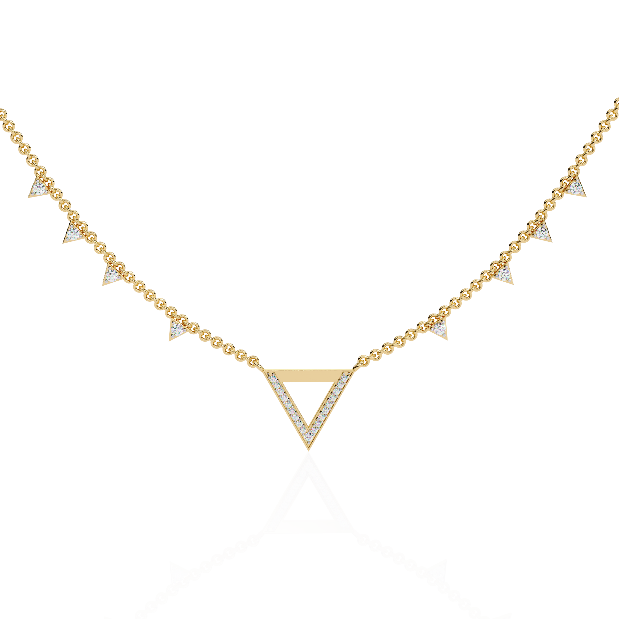 Thomas Sabo Triangle Diamond Necklace