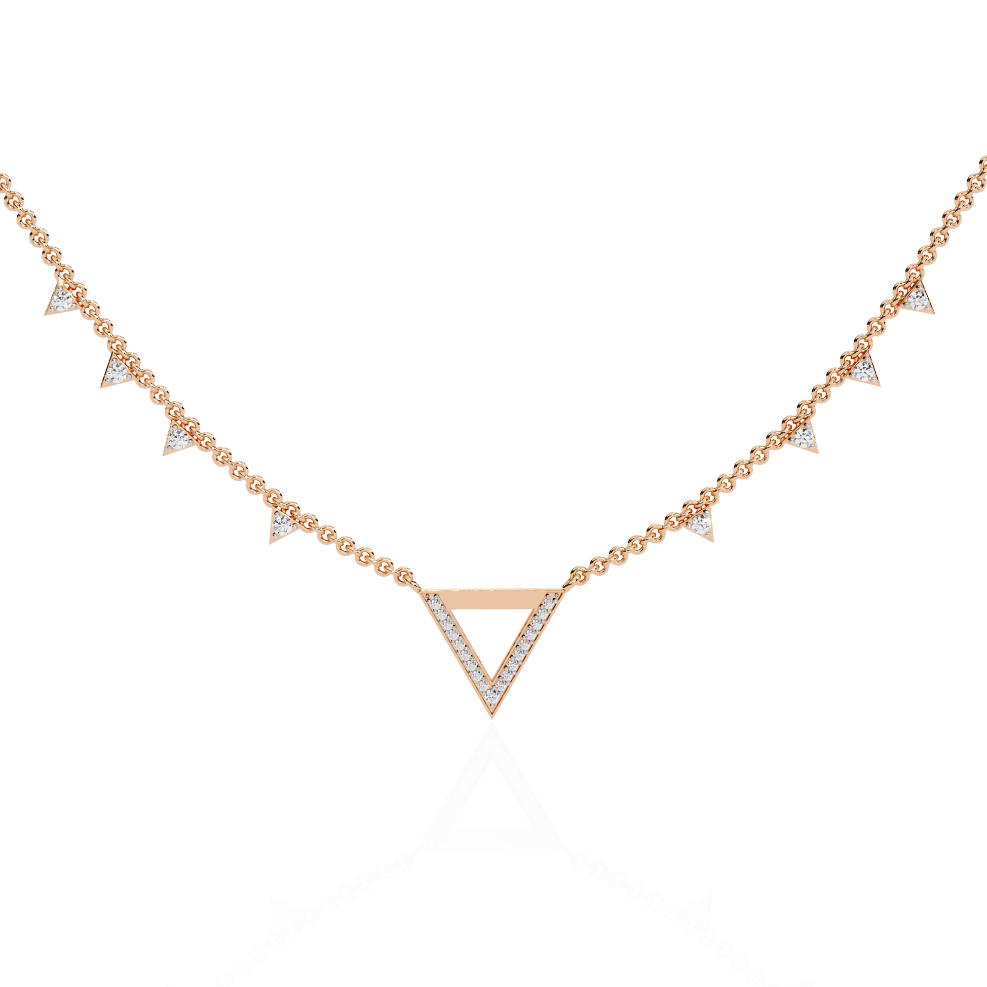 Thomas Sabo Triangle Diamond Necklace