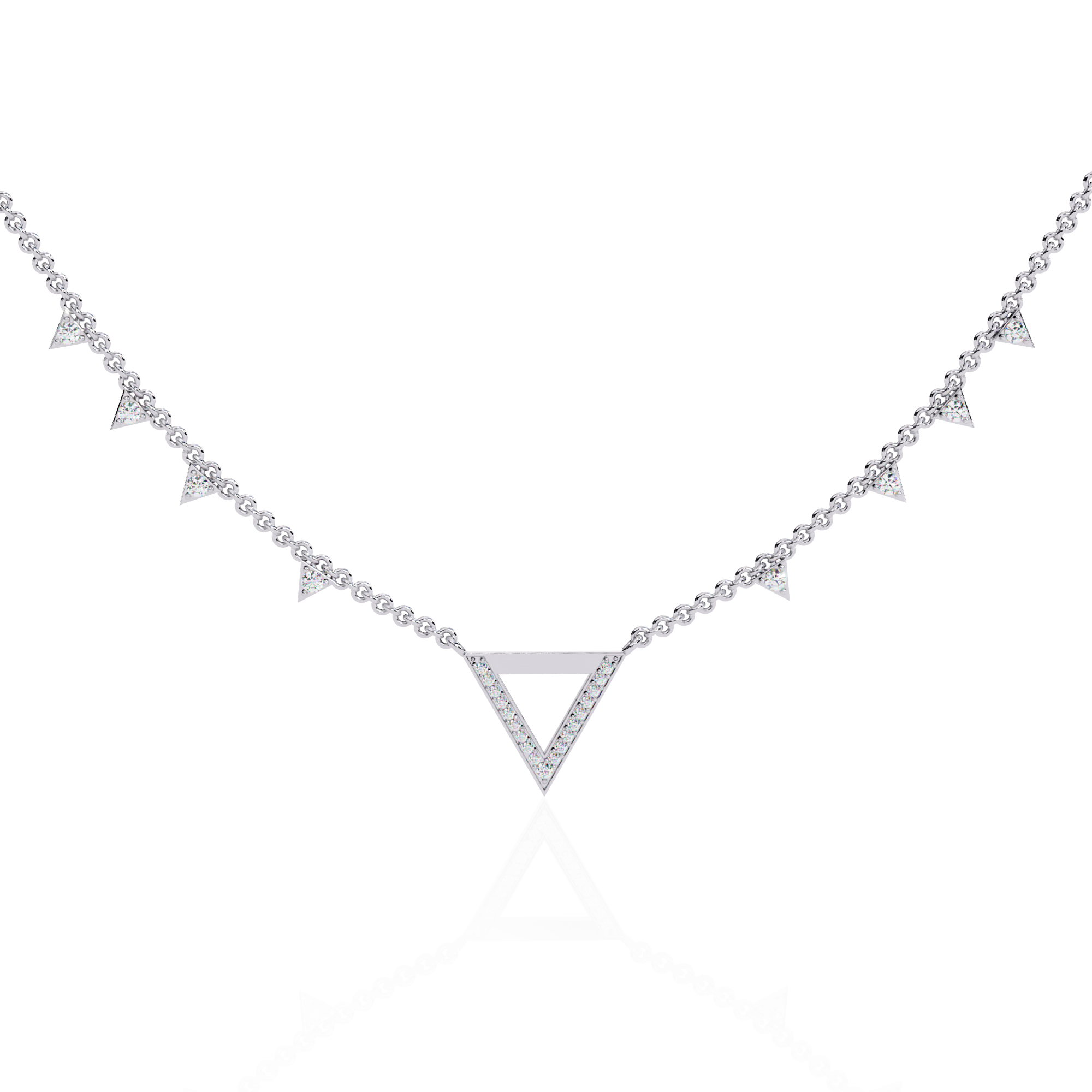 Thomas Sabo Triangle Diamond Necklace
