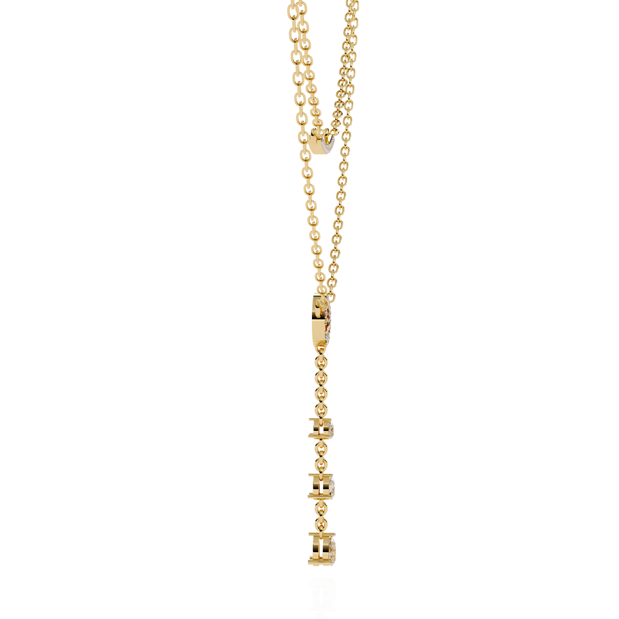 Two-Tiered Diamind Grace Necklace